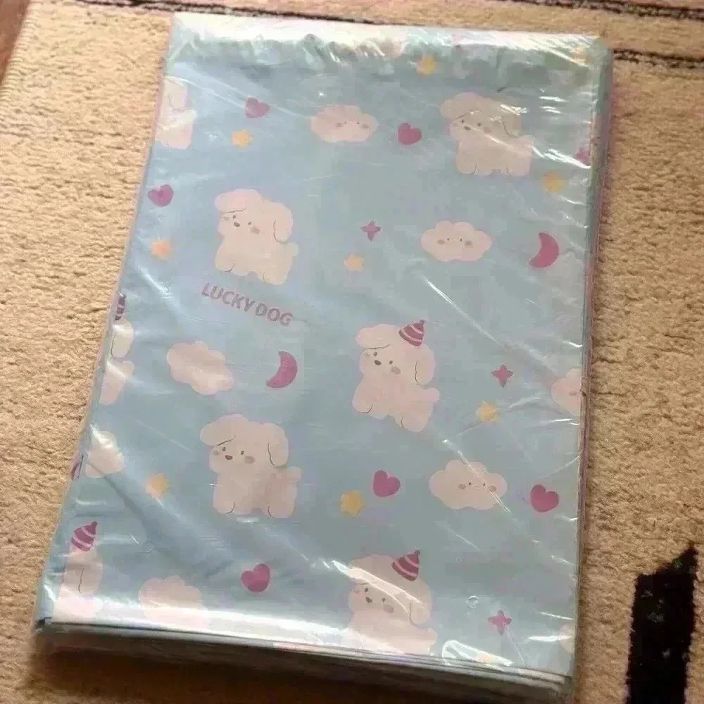 Blue Cartoon Lucky Dog 100PCS *Poly Mailers 10x13 Inch.